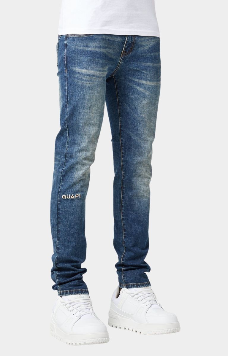 Guapi Royal Blue Basic Regular Denim