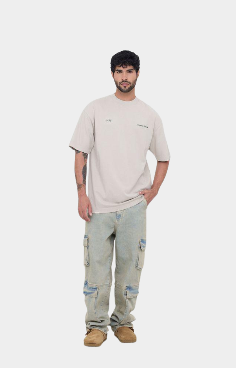 ÁUREA TAUPE ARCH T-SHIRT