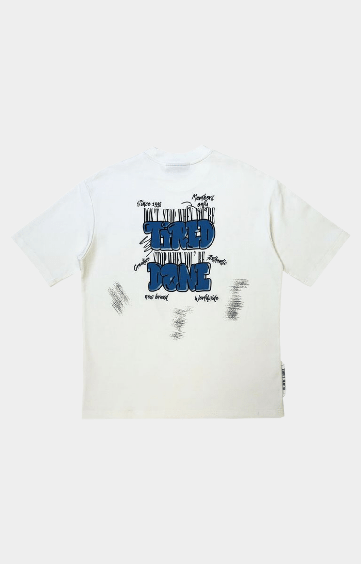 Rawyalty Black Label Don't Stop t-shirt back