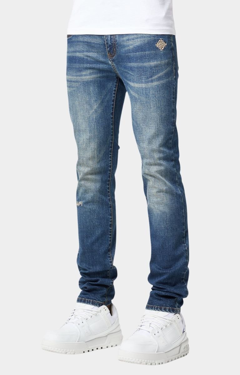 Guapi Royal Blue Basic Regular Denim