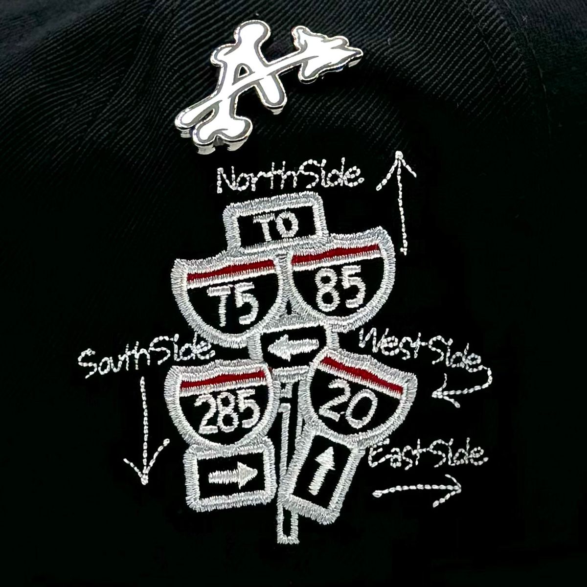 A-Bone “Big A” Cap Black