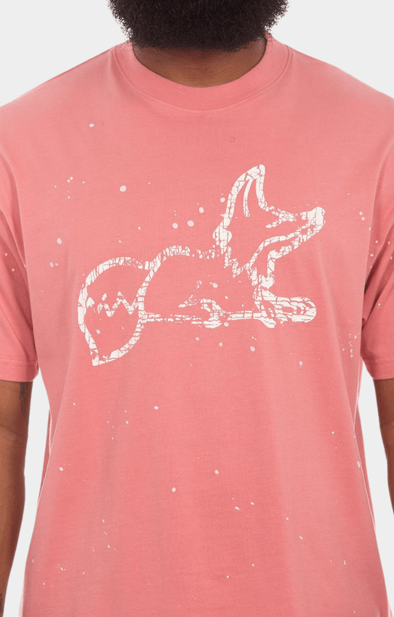 Akoo Fracture SS Knit - Pink Tee