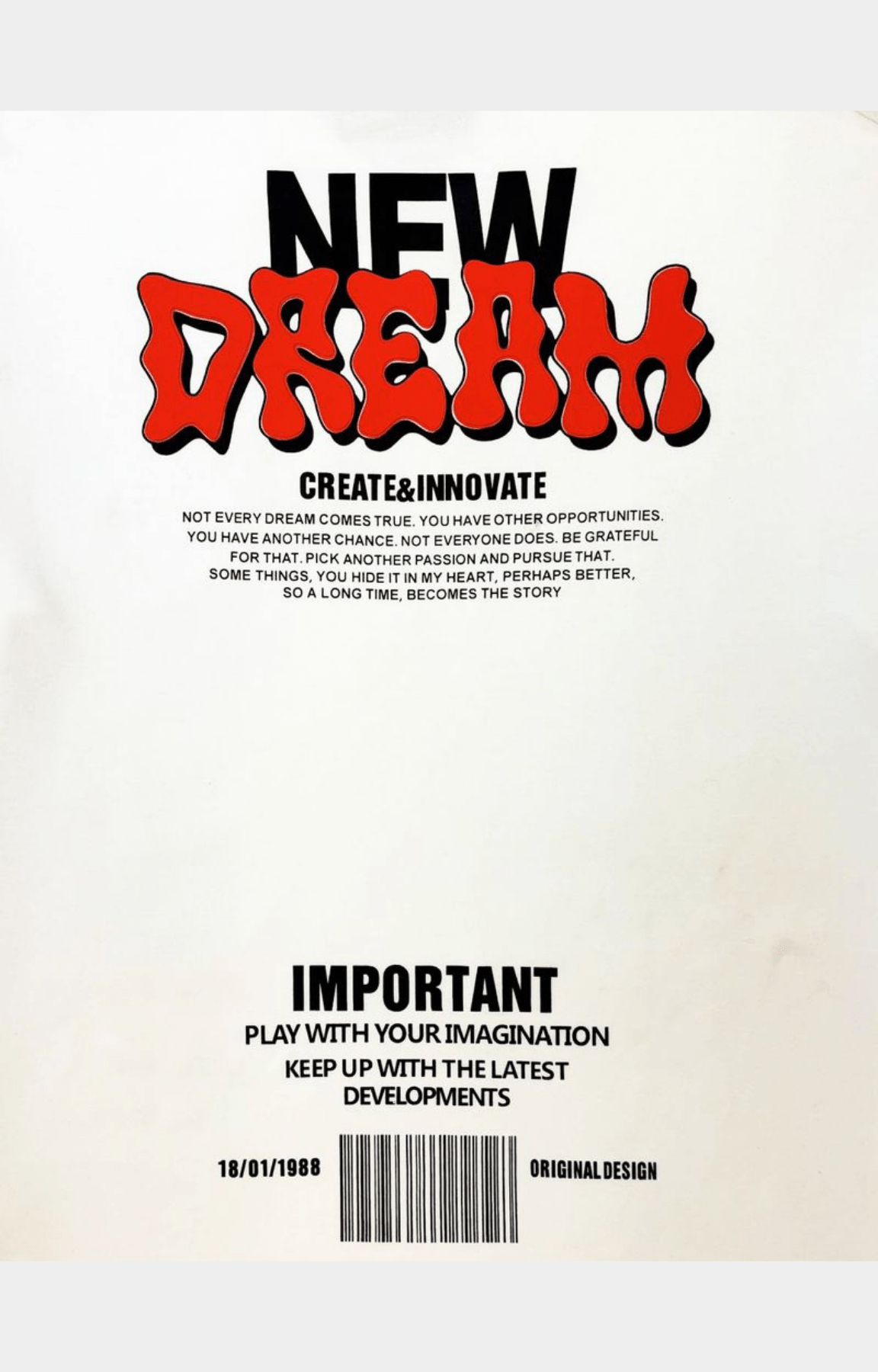 Black Label Dream T-shirt full back