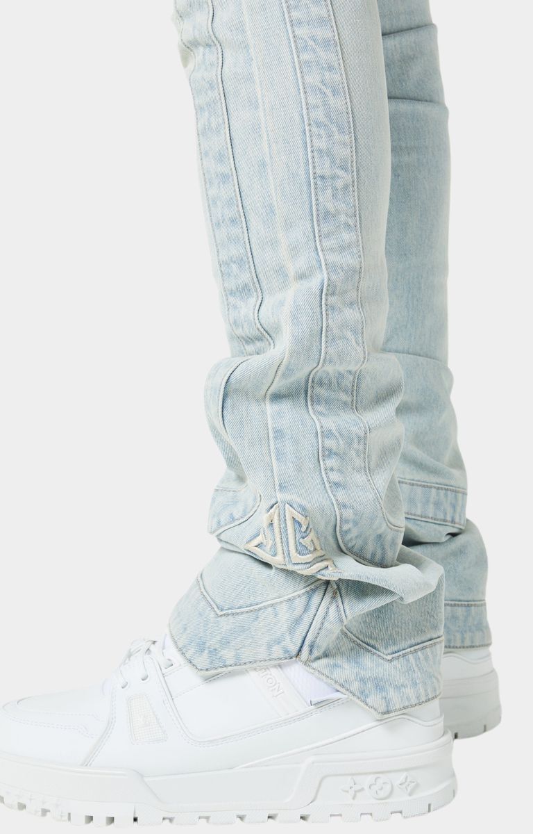 Guapi Vintage Blue Stripes Denim