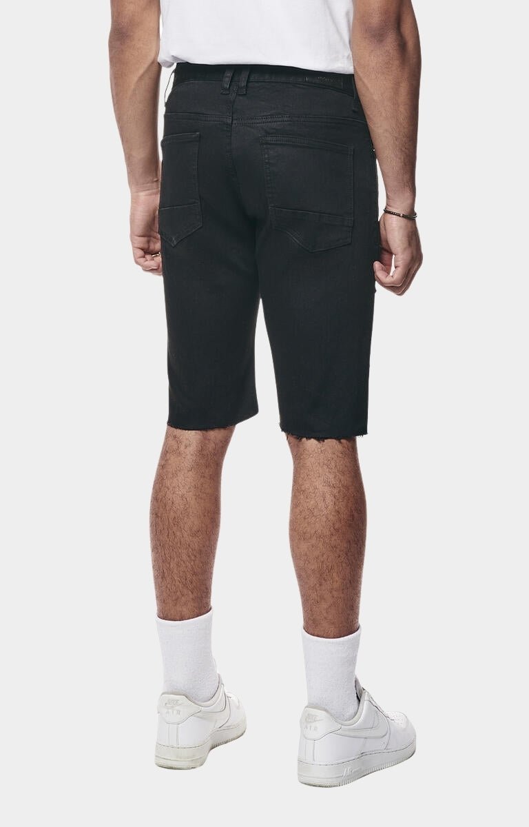 Smoke Rise 'Essential' Denim Shorts (Jet Black)
