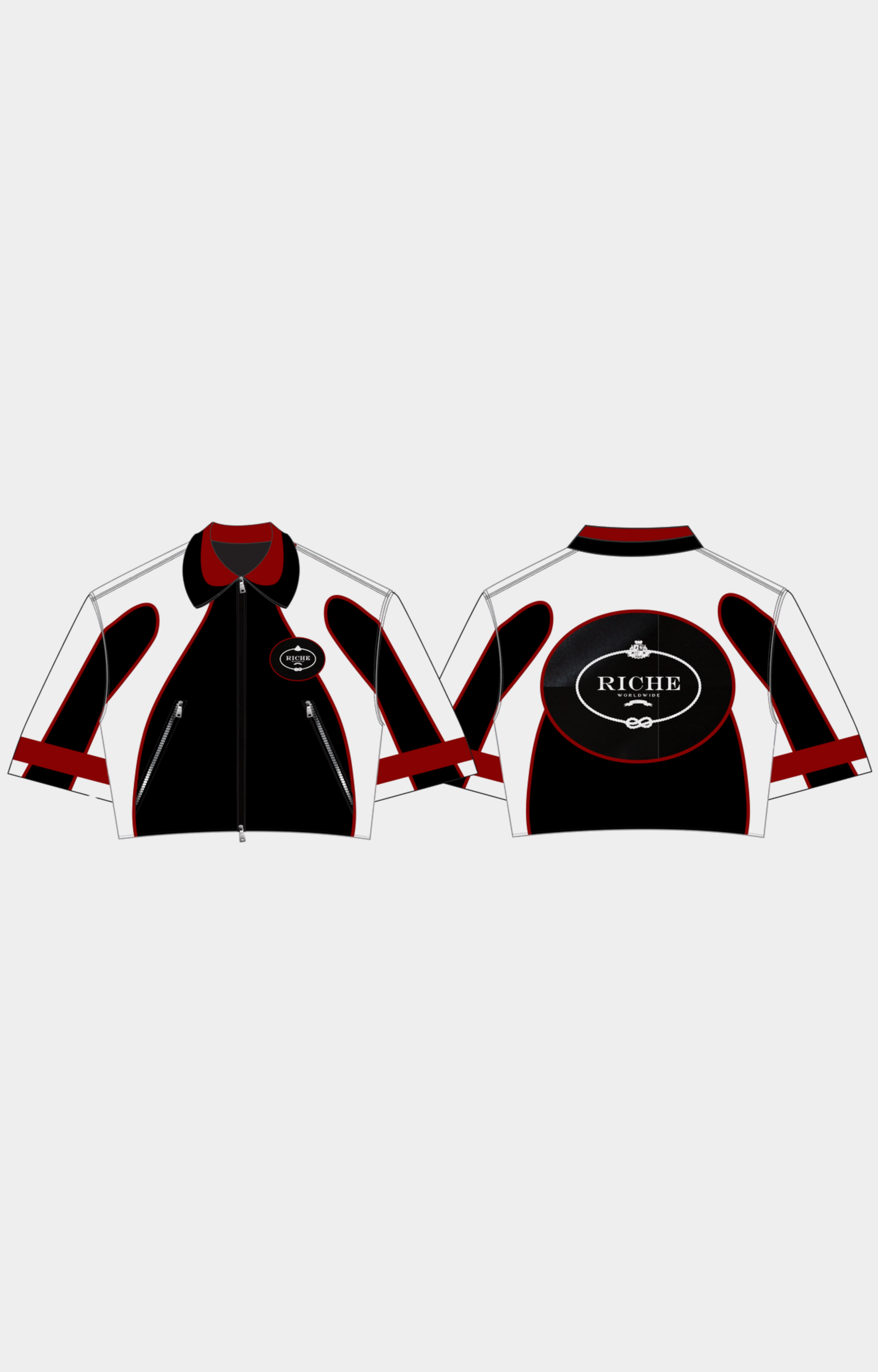 Racer Crop Jacket/Sweatshirt