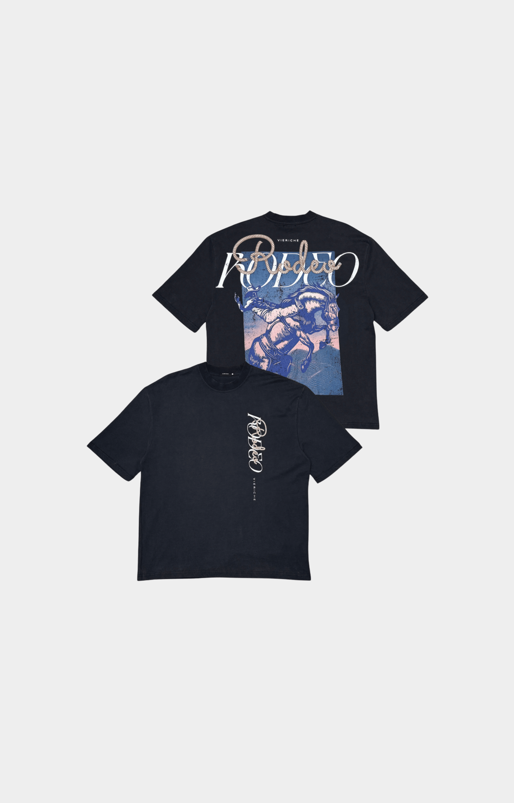 Vie Riche Wild Rodeo Tee - Black Premium Streetwear Men
