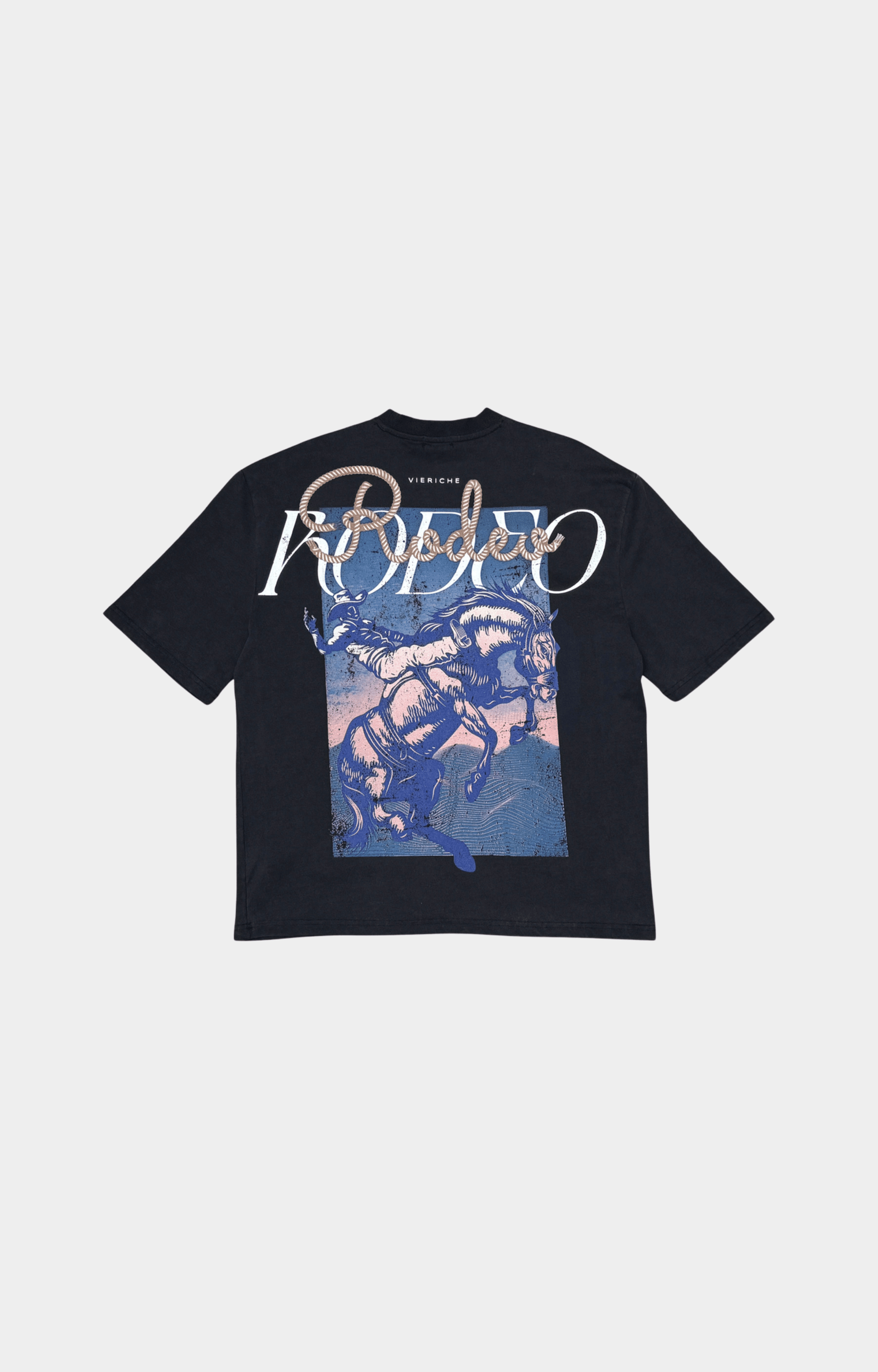 Vie Riche Wild Rodeo Tee - Black Premium Streetwear Men