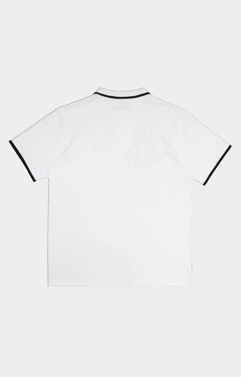Makobi Art Basel Polo Shirt - White