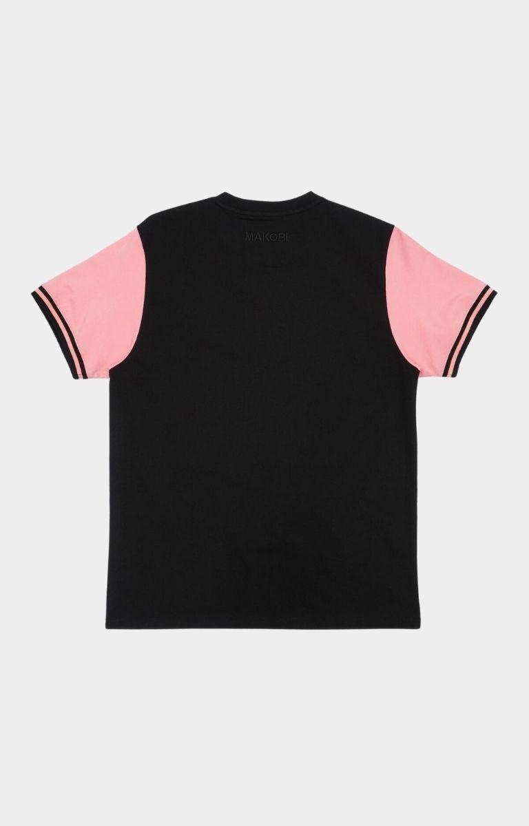 Makobi David Tee - Black/Salmon