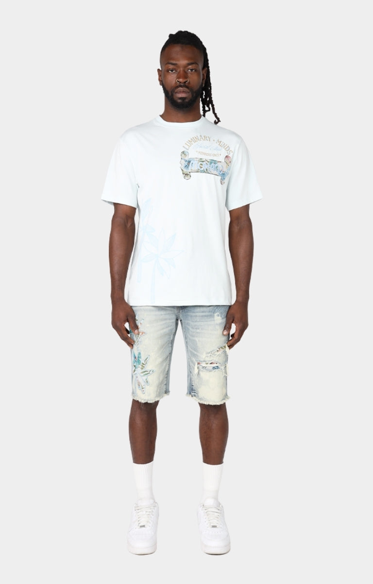 Smoke Rise Men Monaco Tapestry T-Shirt (ILLUSION)