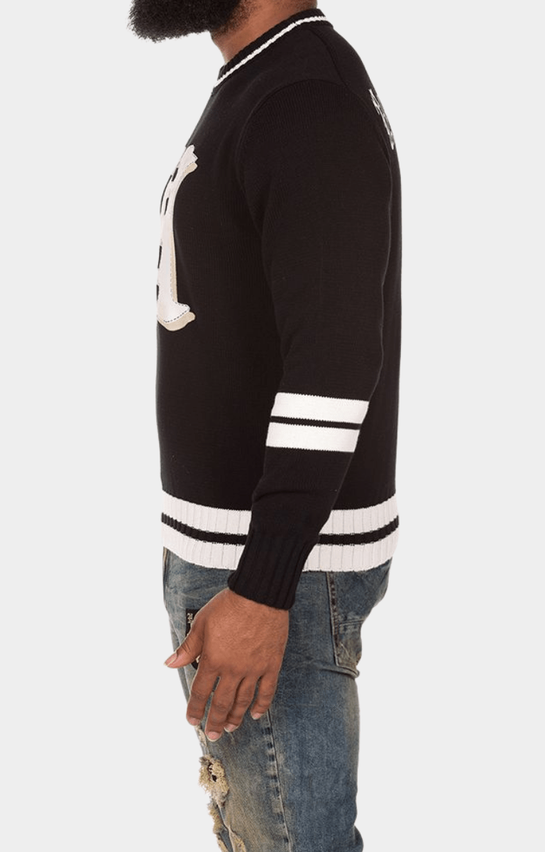 Hustle Gang Lucci Sweater - Black/White