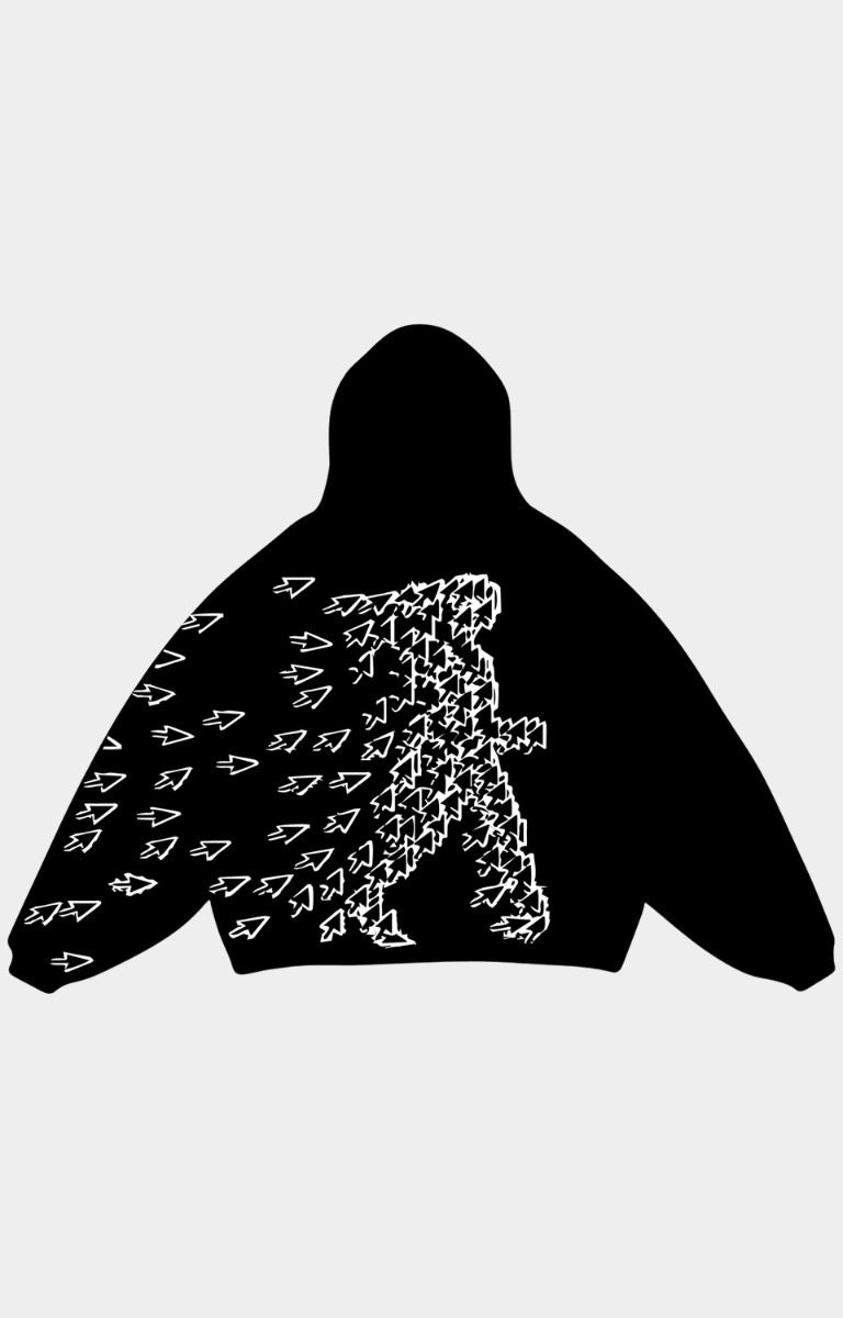 Red Letters Clickbait hoodie back