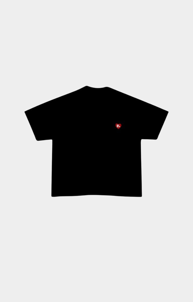 Red Letters Back to the tee - Drop Shoulders