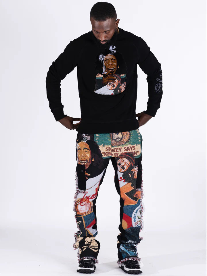 BLOW TAPESTRY CREWNECK SWEATSHIRT