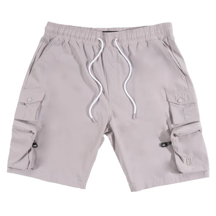 Makobi Colton Nylon Cargo Shorts - Gray