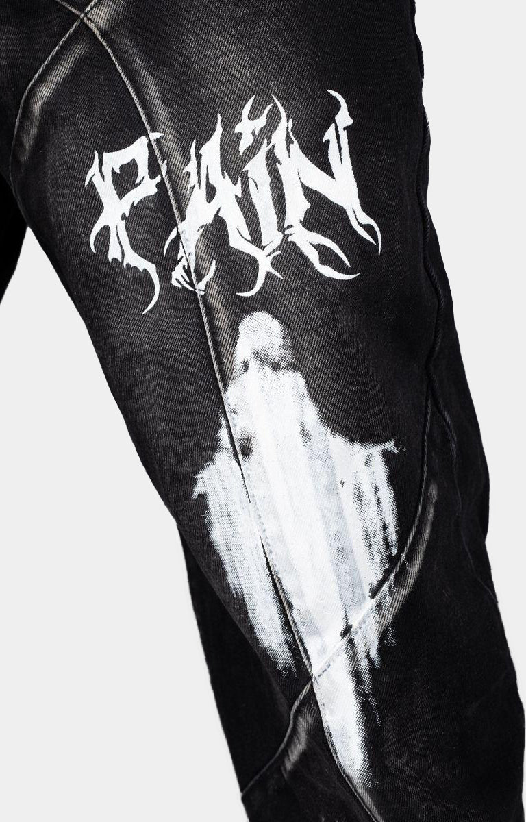 Pain Lab Angel Baggy Denim Pants