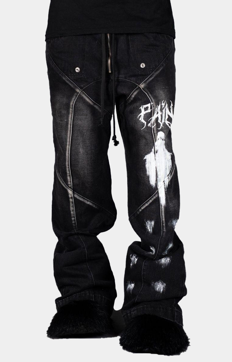 Pain Lab Angel Baggy Denim Pants