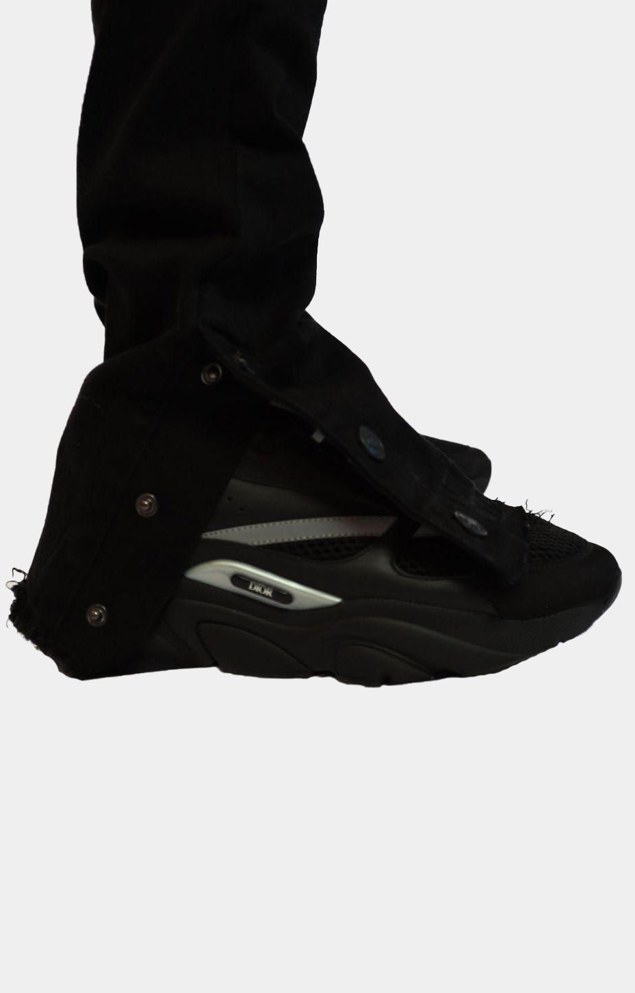 Concept Dover - Flared Jet Black Denim
