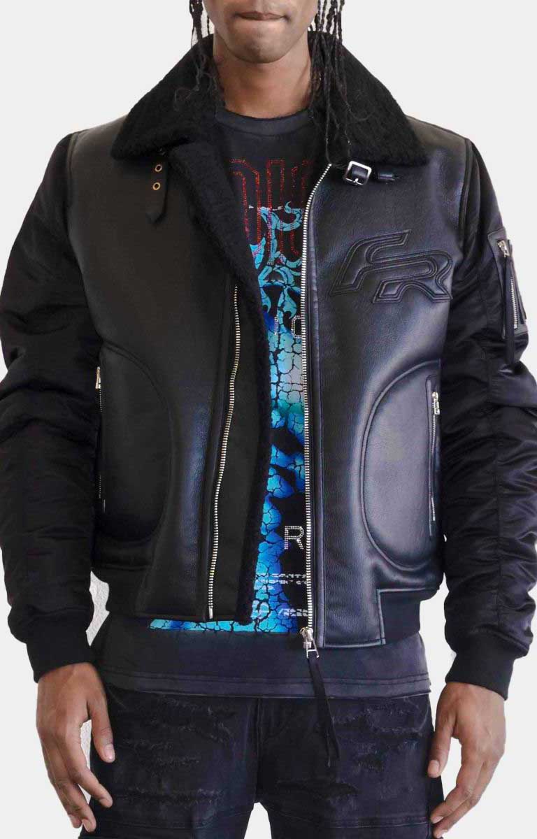 First Row Mustang MA-1 Jacket - Black