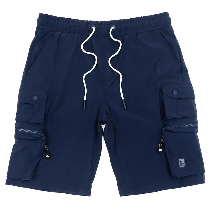 Makobi Colton Nylon Cargo Shorts - Navy