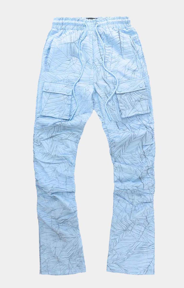 Frost Originals Monico Nylon Stacked Pants - Blue