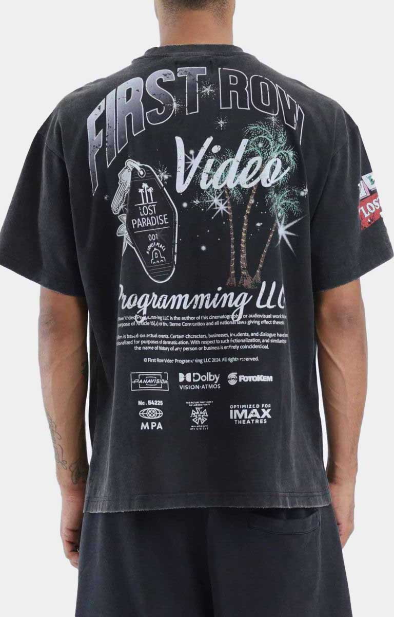 First Row Lost Paradise Graphic Tee - Black