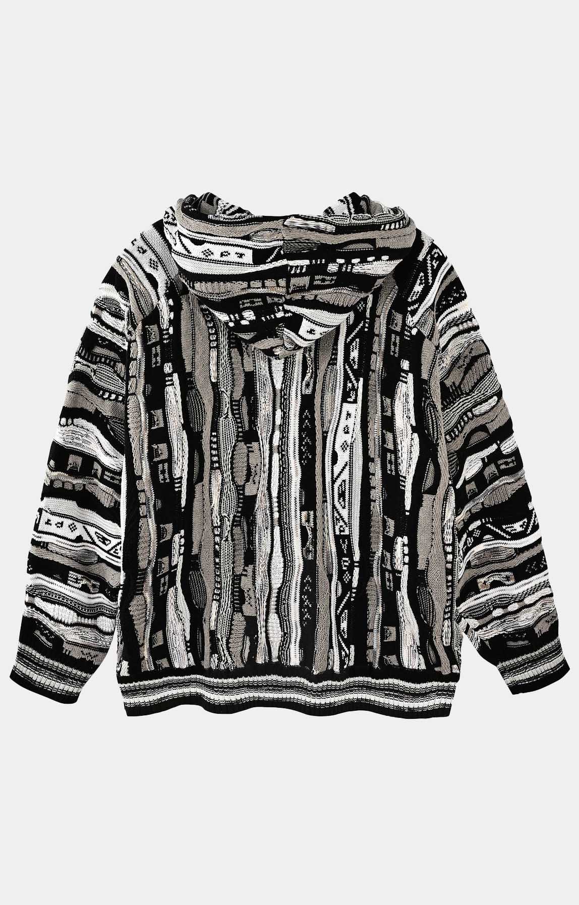 Very Rare Metallic/Mummy Tapestry Hoodie - Black/Gray