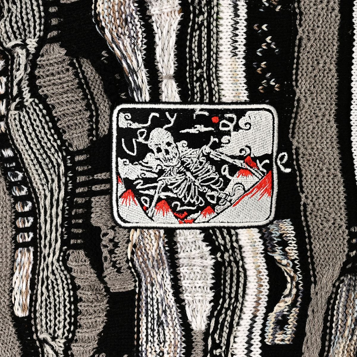 Very Rare Metallic/Mummy Tapestry Hoodie - Black/Gray