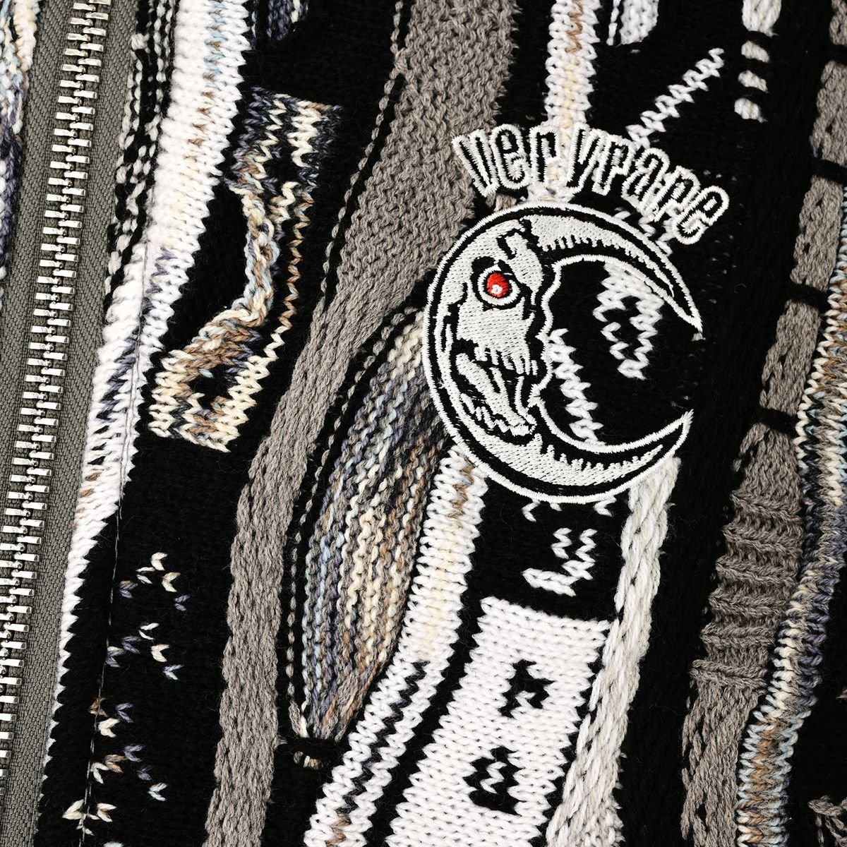 Very Rare Metallic/Mummy Tapestry Hoodie - Black/Gray
