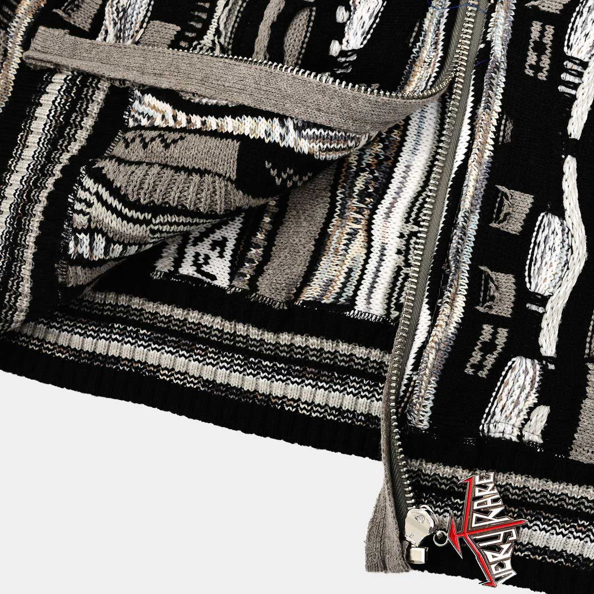 Very Rare Metallic/Mummy Tapestry Hoodie - Black/Gray