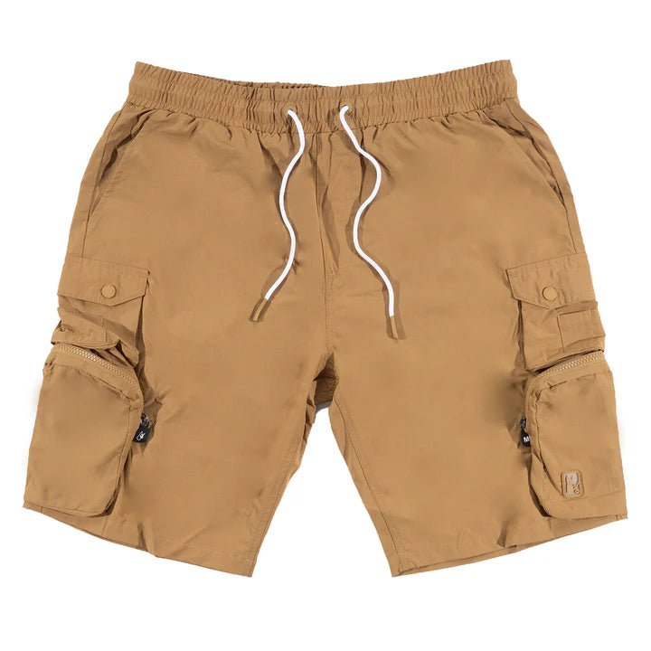 Makobi Colton Nylon Cargo Shorts - Mocha