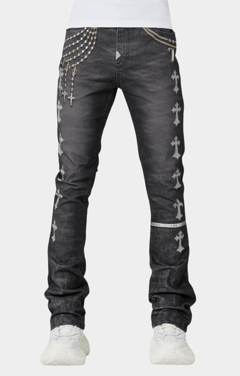 Guapi Obsidian Black Heavens Vault Denim | 3D Printed Designer