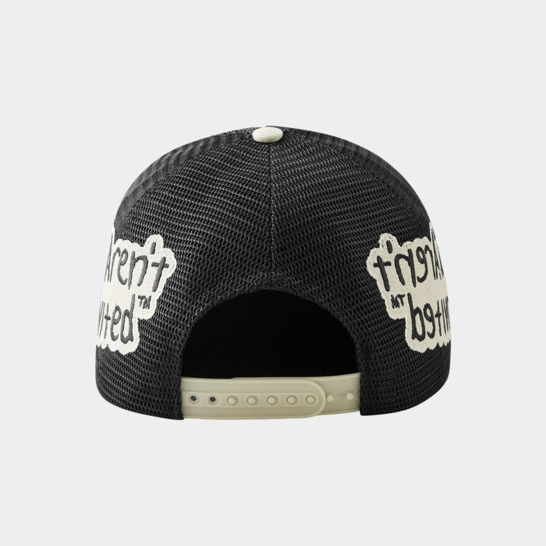 Back view of Hyde Park Nothing But Net Trucker with adjustable snapback