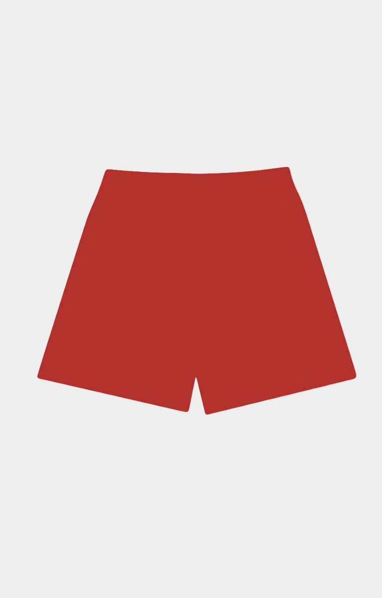 Red Letters Big RL Mesh Shorts – Red & White | Premium 220GSM Streetwear