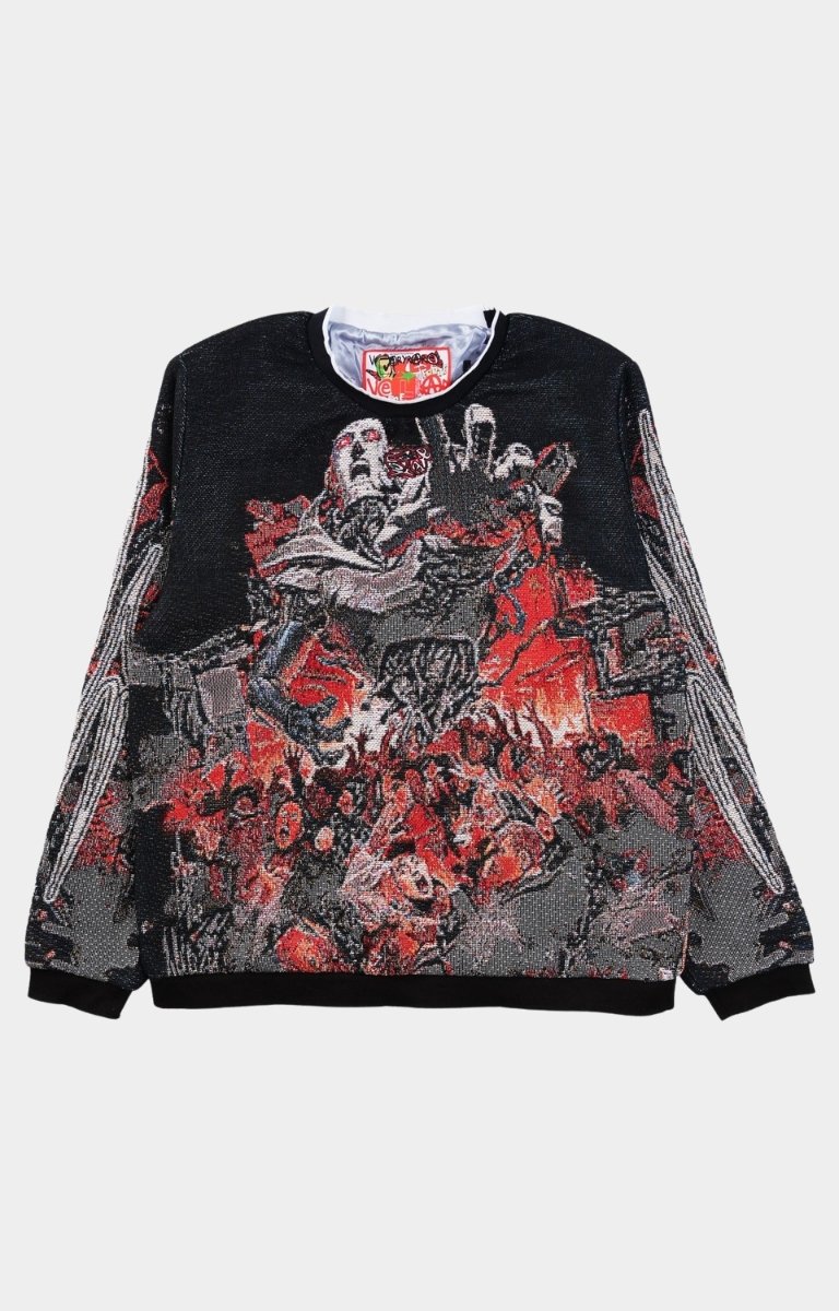 VeryRare vRobot Mayhem Crewneck – Cyberpunk Jacquard