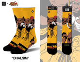Dhalsim - Mens Crew Straight Socks