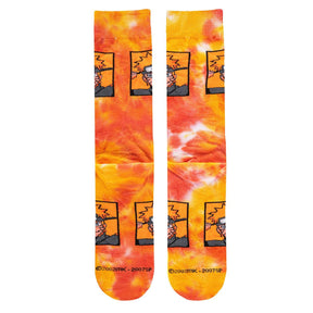 Naruto Tie Dye - Mens Crew Straight Socks