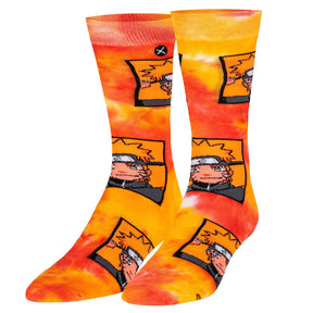 Naruto Tie Dye - Mens Crew Straight Socks