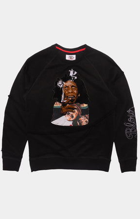 BLOW TAPESTRY CREWNECK SWEATSHIRT