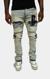 Concept Dover - Flared Light Blue Denim
