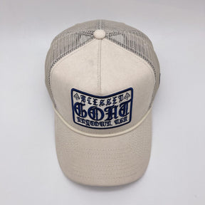 GOAT TRUCKER - CREAM (SUEDE)