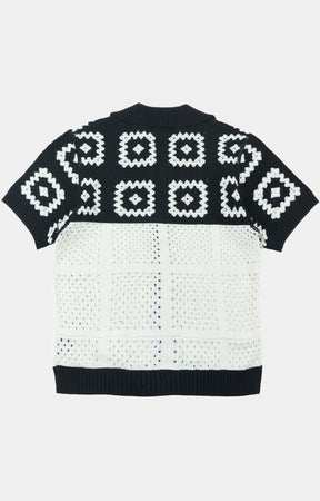 Nuevo Riche Crochet Knit Shirt