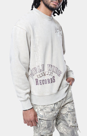 GRAPHIC CREW NECK SWEATSHIRT