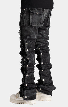 Guapi Iron Grey Stacked Denim V3