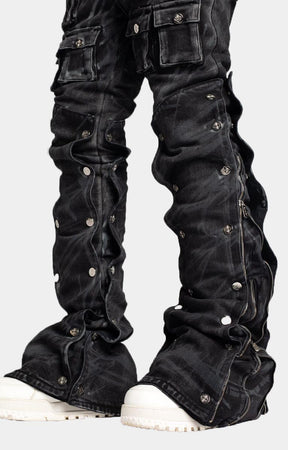 Guapi Iron Grey Stacked Denim V3
