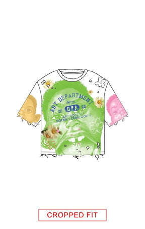 GFA Manasseh Art Department Oversized Cropped T-Shirt - White