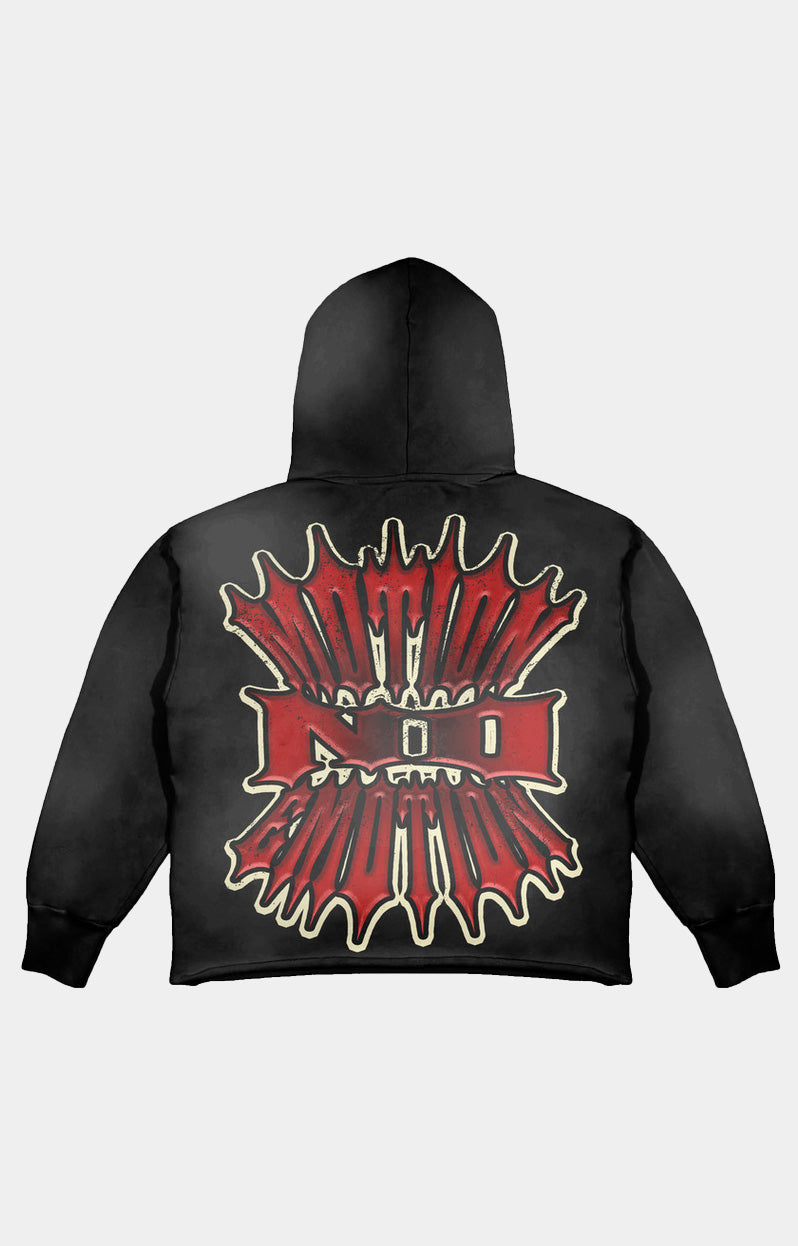 Motion Crop Hoodie - No Emotion