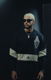 Vie Riche Mary Crewneck - Black Heavyweight Premium Sweatshirt