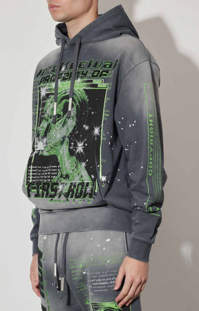 INTELLECTUAL PROPERTY WASHED HOODIE